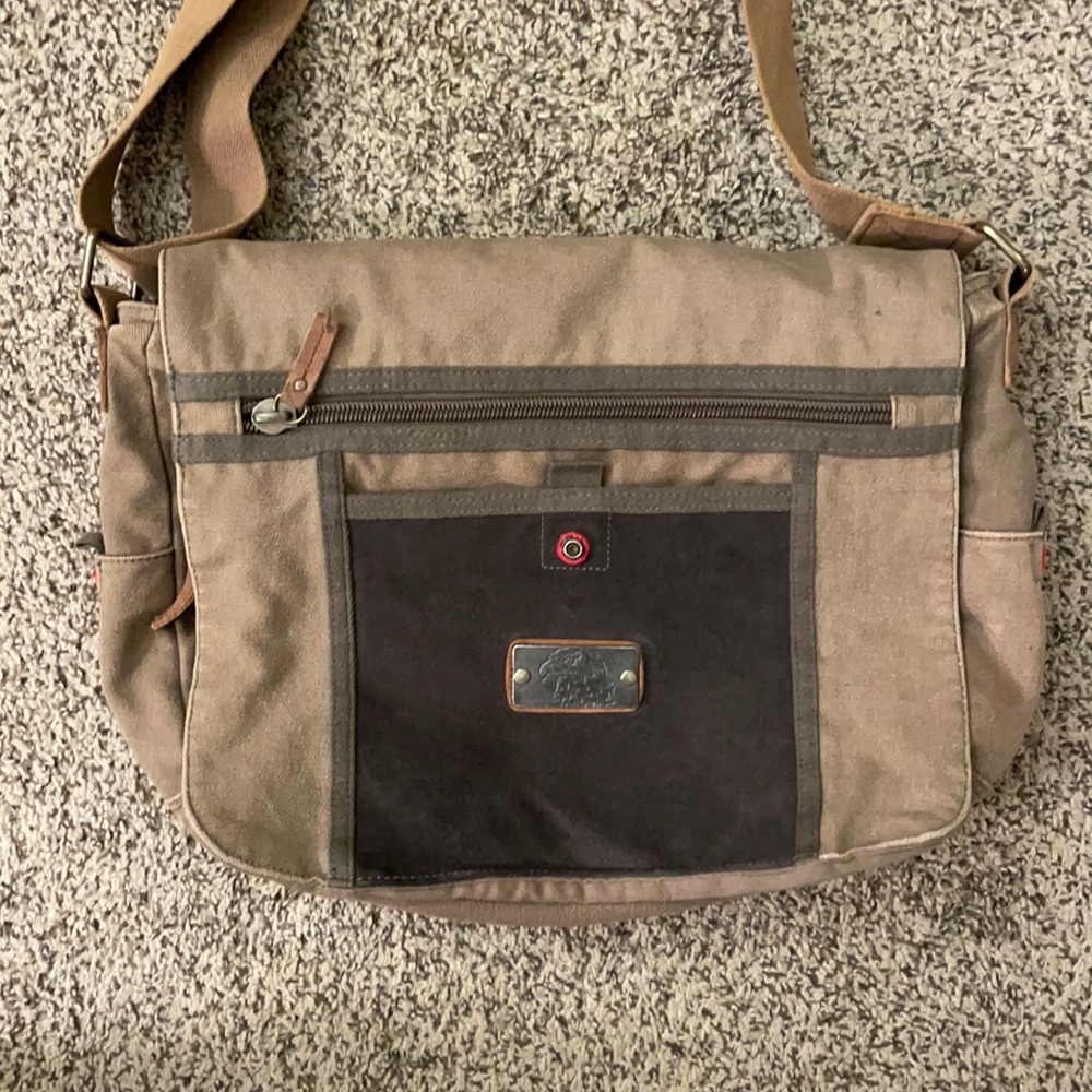 Canvas Messenger Bag